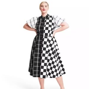 Checkerboard Shirtdress - Christopher John Rodgers
